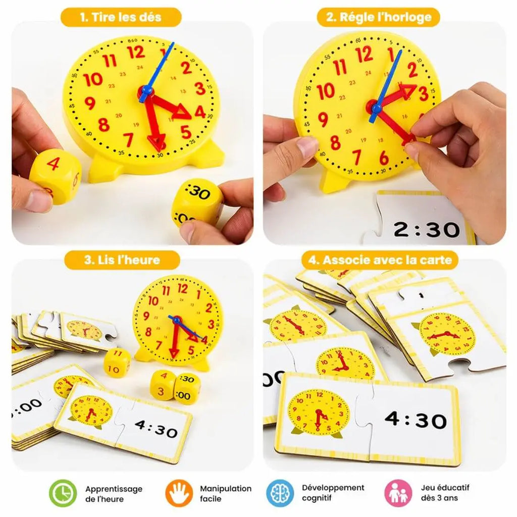 Reloj Montessori para Niños