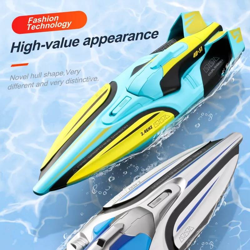 Barco RC de Alta Velocidad con Doble Motor