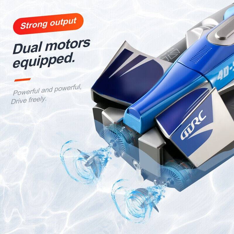 Barco RC de Alta Velocidad con Doble Motor