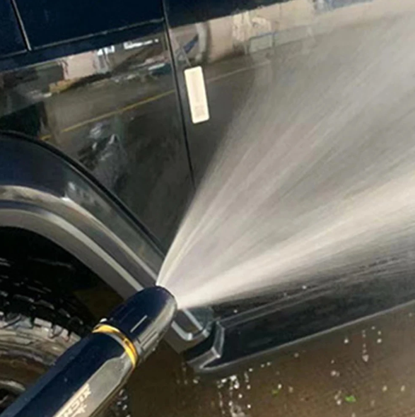 Pistola de Agua de Alta Presión para Uso Exterior con Ajustes de Limpieza Flexibles