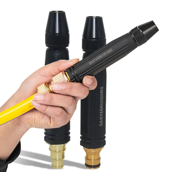 Pistola de Agua de Alta Presión para Uso Exterior con Ajustes de Limpieza Flexibles