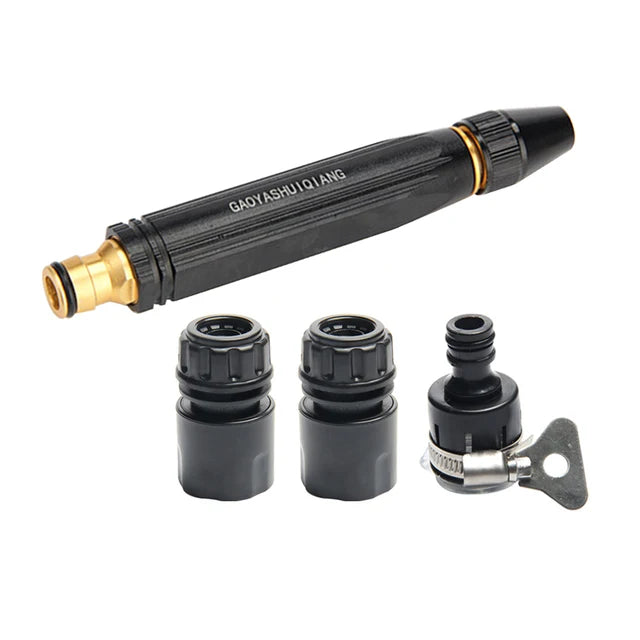 Pistola de Agua de Alta Presión para Uso Exterior con Ajustes de Limpieza Flexibles