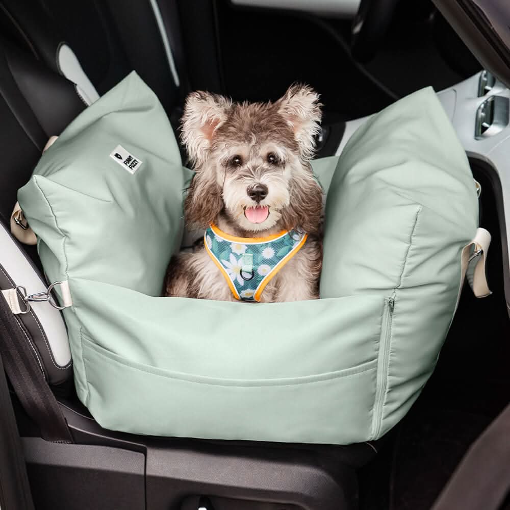 COMFYRIDE DOG SEAT – Cama de asiento para perros con cinturón de seguridad y base antideslizante