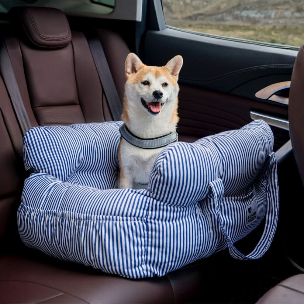 COMFYRIDE DOG SEAT – Cama de asiento para perros con cinturón de seguridad y base antideslizante