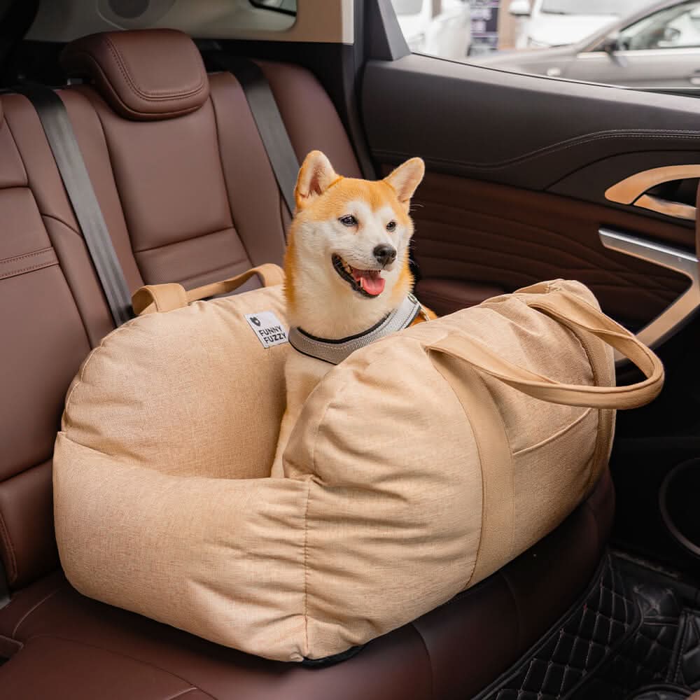 COMFYRIDE DOG SEAT – Cama de asiento para perros con cinturón de seguridad y base antideslizante
