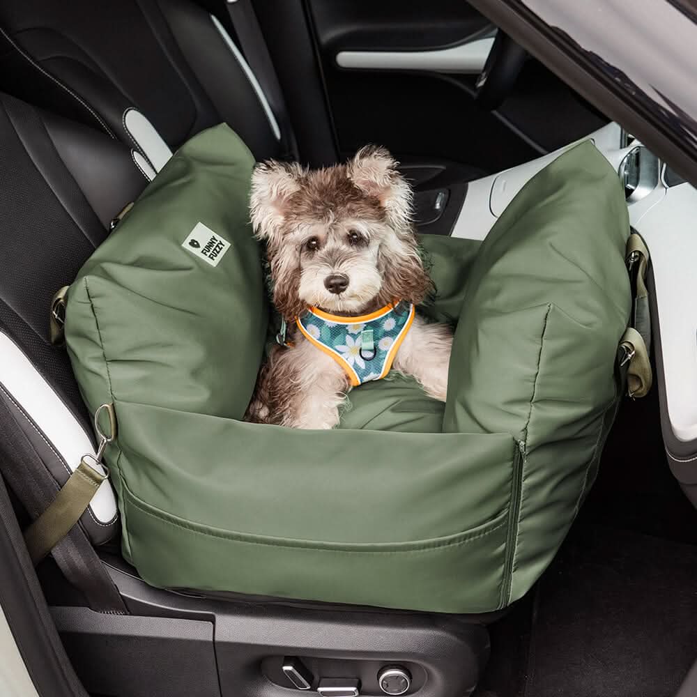 COMFYRIDE DOG SEAT – Cama de asiento para perros con cinturón de seguridad y base antideslizante