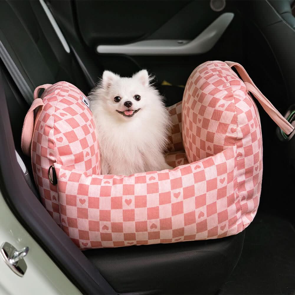 COMFYRIDE DOG SEAT – Cama de asiento para perros con cinturón de seguridad y base antideslizante