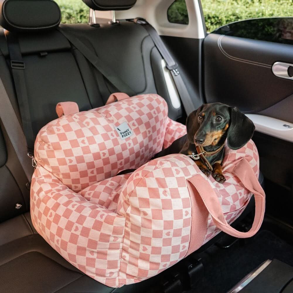 COMFYRIDE DOG SEAT – Cama de asiento para perros con cinturón de seguridad y base antideslizante