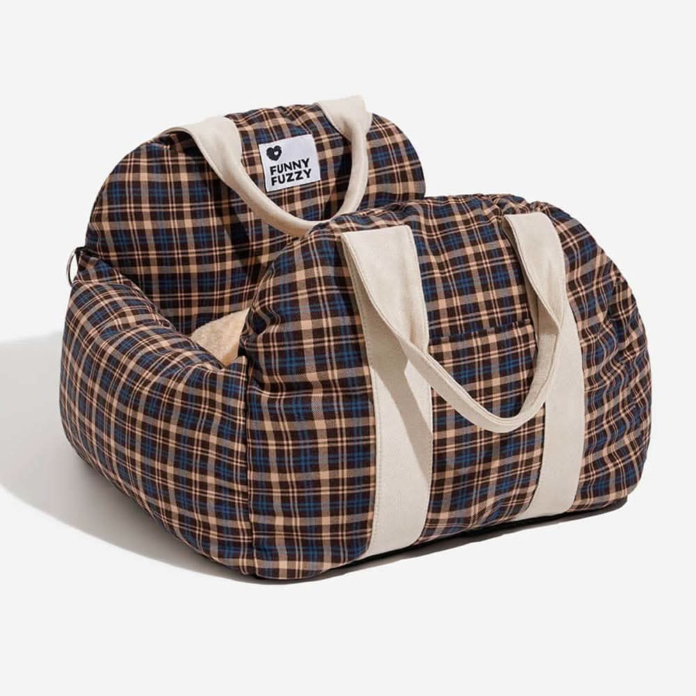 COMFYRIDE DOG SEAT – Cama de asiento para perros con cinturón de seguridad y base antideslizante