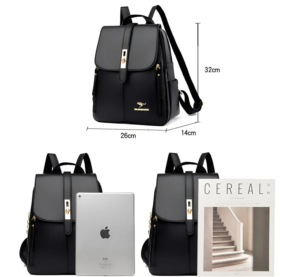 Mochila Alena - Bolso de cuero de lujo y alta calidad para mujeres