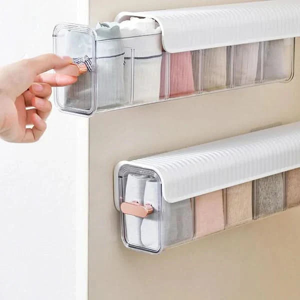 Caja de pared multifuncional para almacenamiento organizado