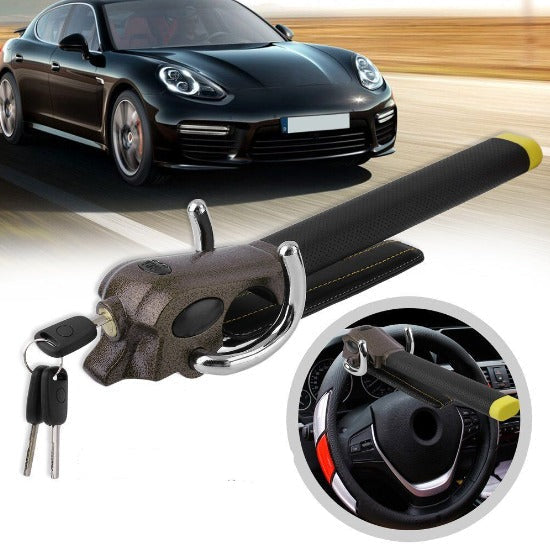 SecureGuard – Cerradura de volante con alarma incorporada y avanzada protección contra robos