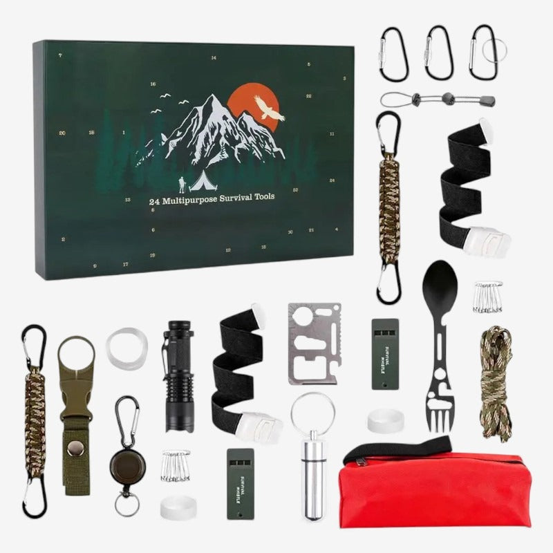 GearTide - Calendario de Adviento Kit de Supervivencia Regalo de Navidad