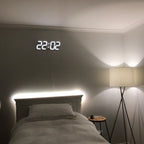 Reloj de Pared LED 3D LumiSync – Reloj Digital Moderno con Iluminación Regulable