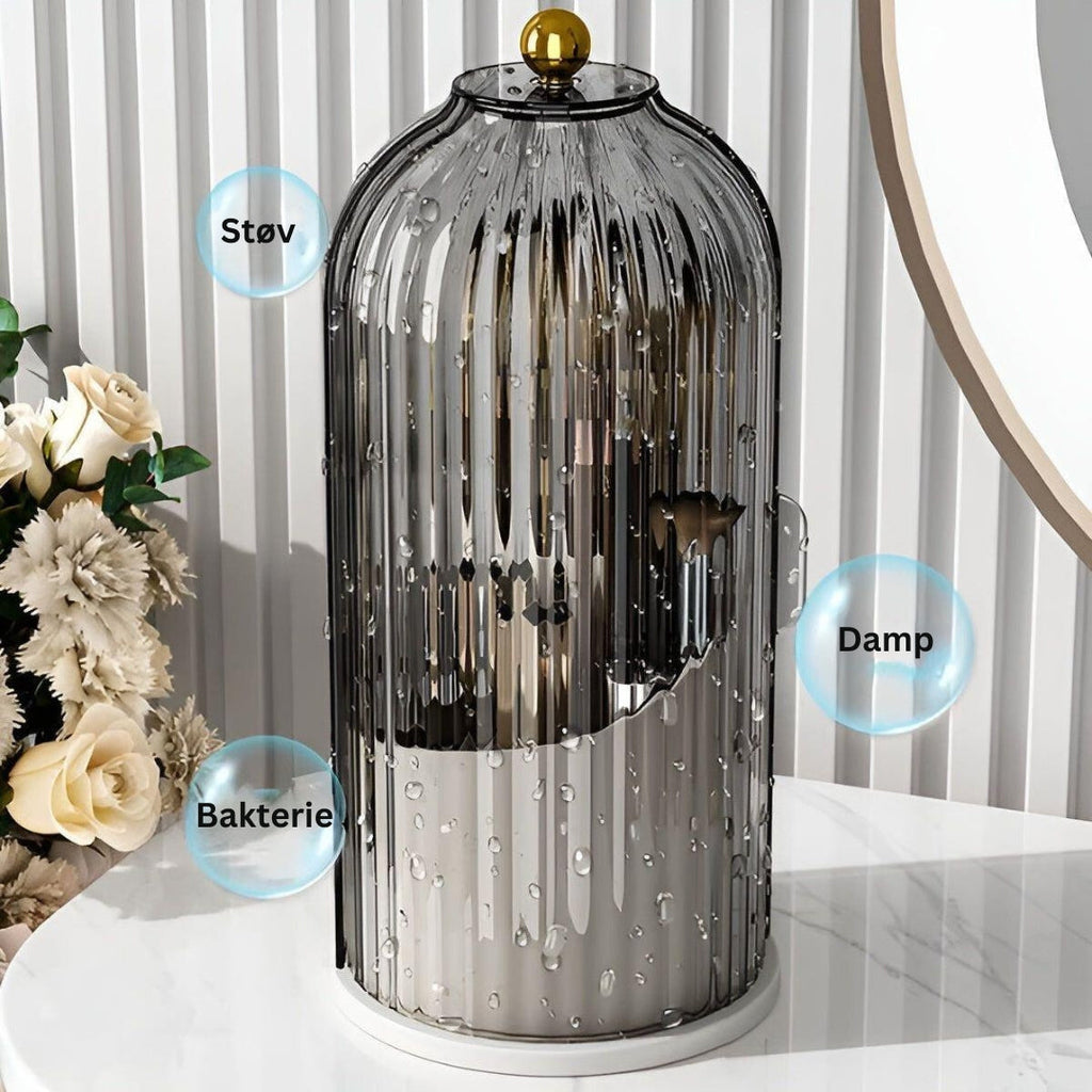 BeautySphere - Organizador de Maquillaje Rotativo 360° para un Almacenamiento sin Esfuerzo de Brochas