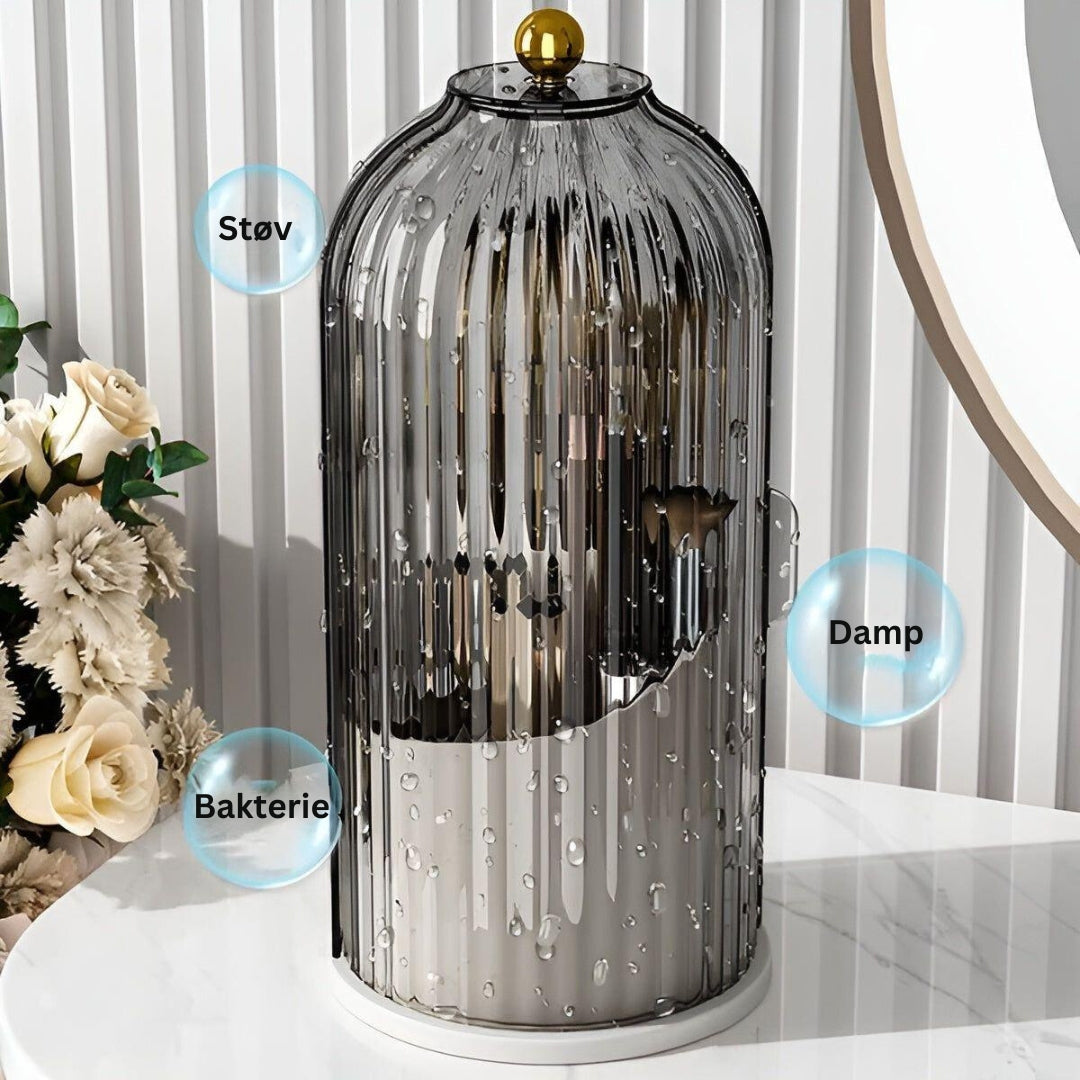 BeautySphere - Organizador de Maquillaje Rotativo 360° para un Almacenamiento sin Esfuerzo de Brochas