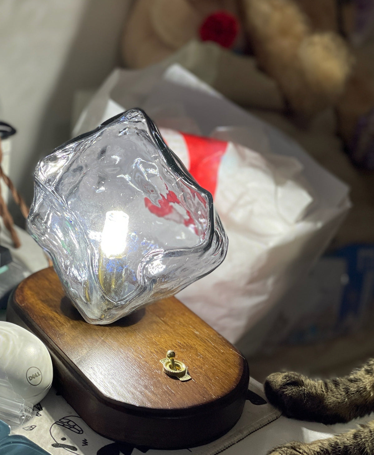 Averis | Lámpara de mesa de cristal