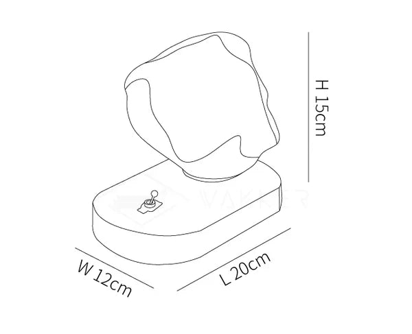 Averis | Lámpara de mesa de cristal