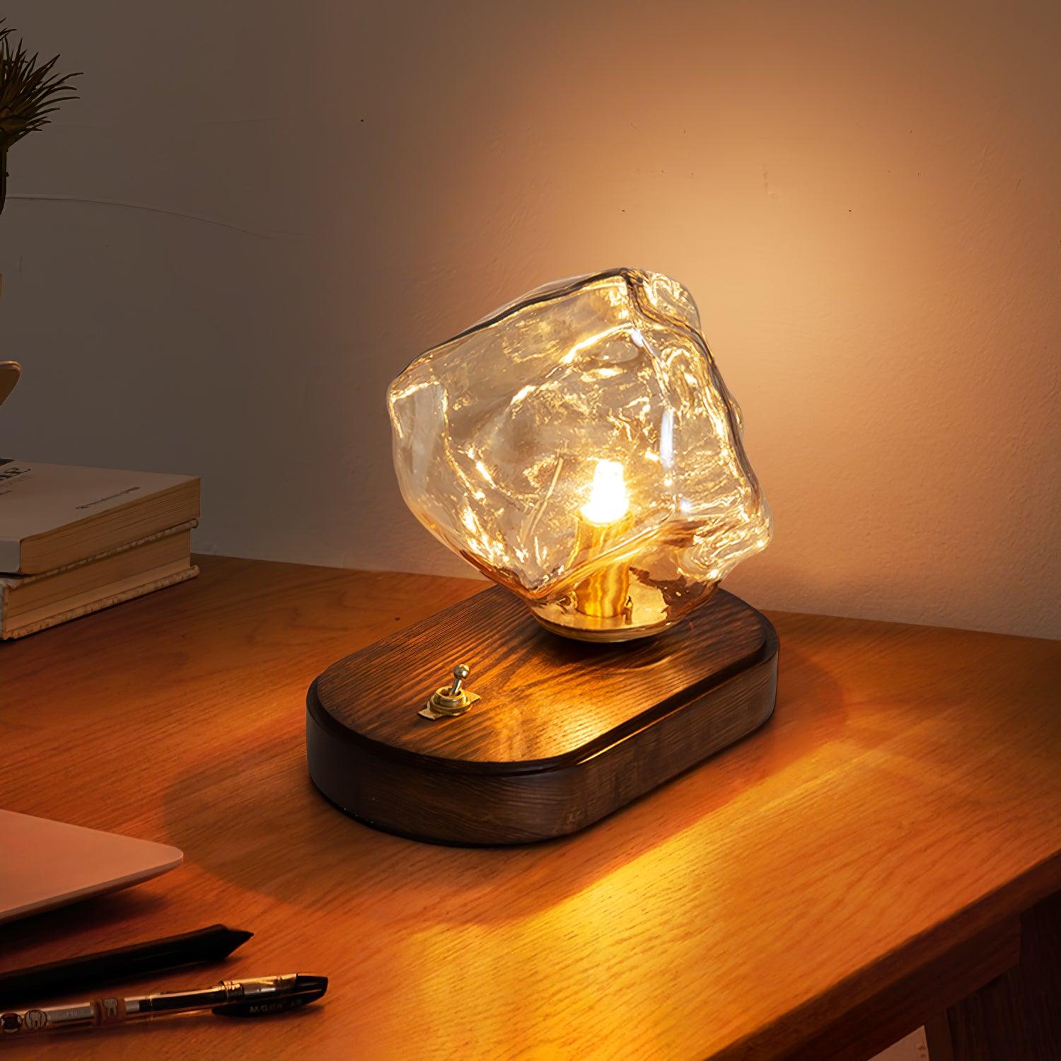 Averis | Lámpara de mesa de cristal