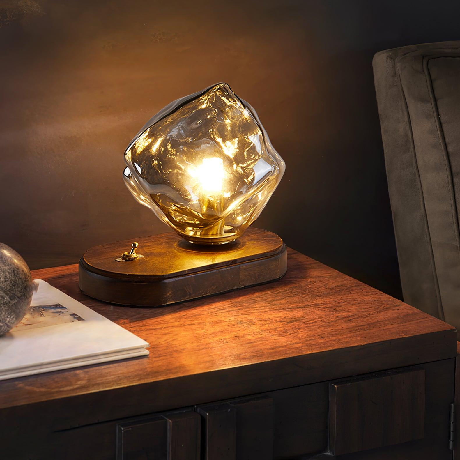 Averis | Lámpara de mesa de cristal
