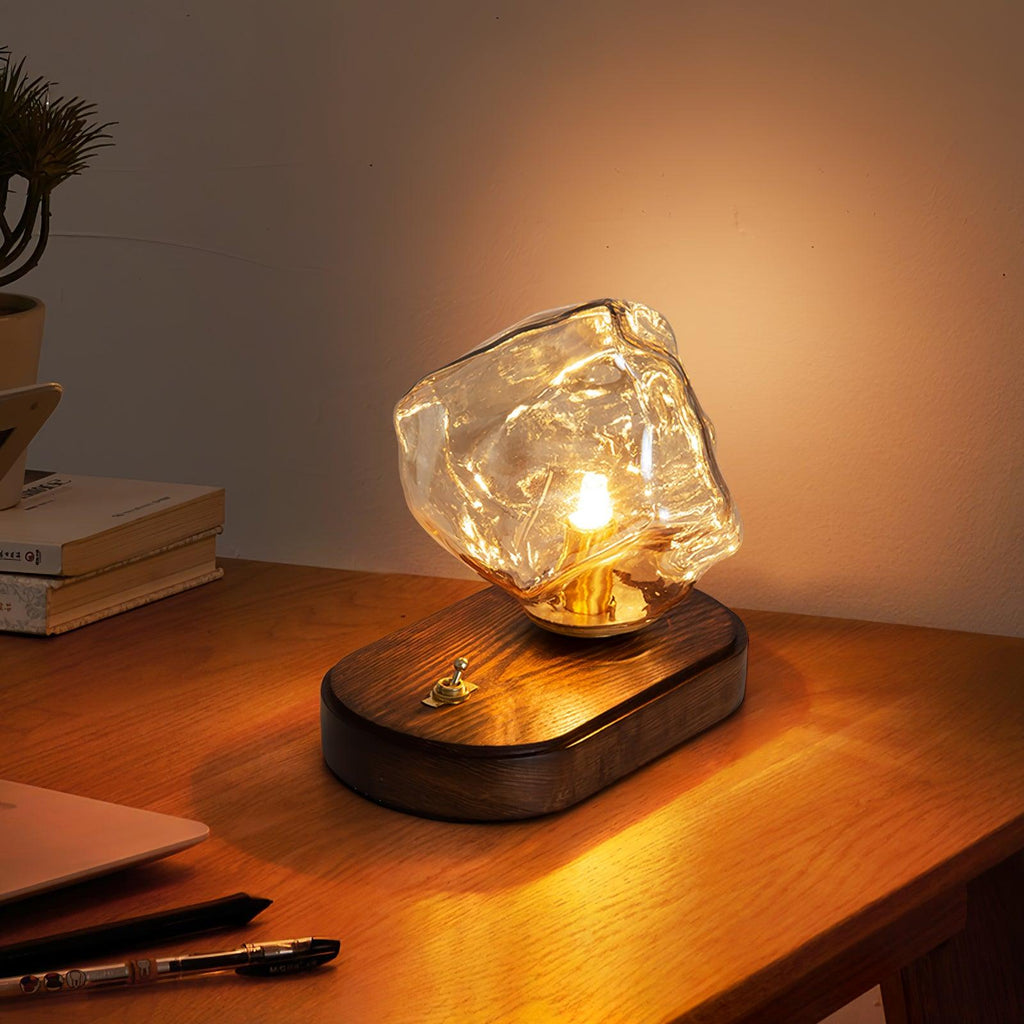 Averis | Lámpara de mesa de cristal