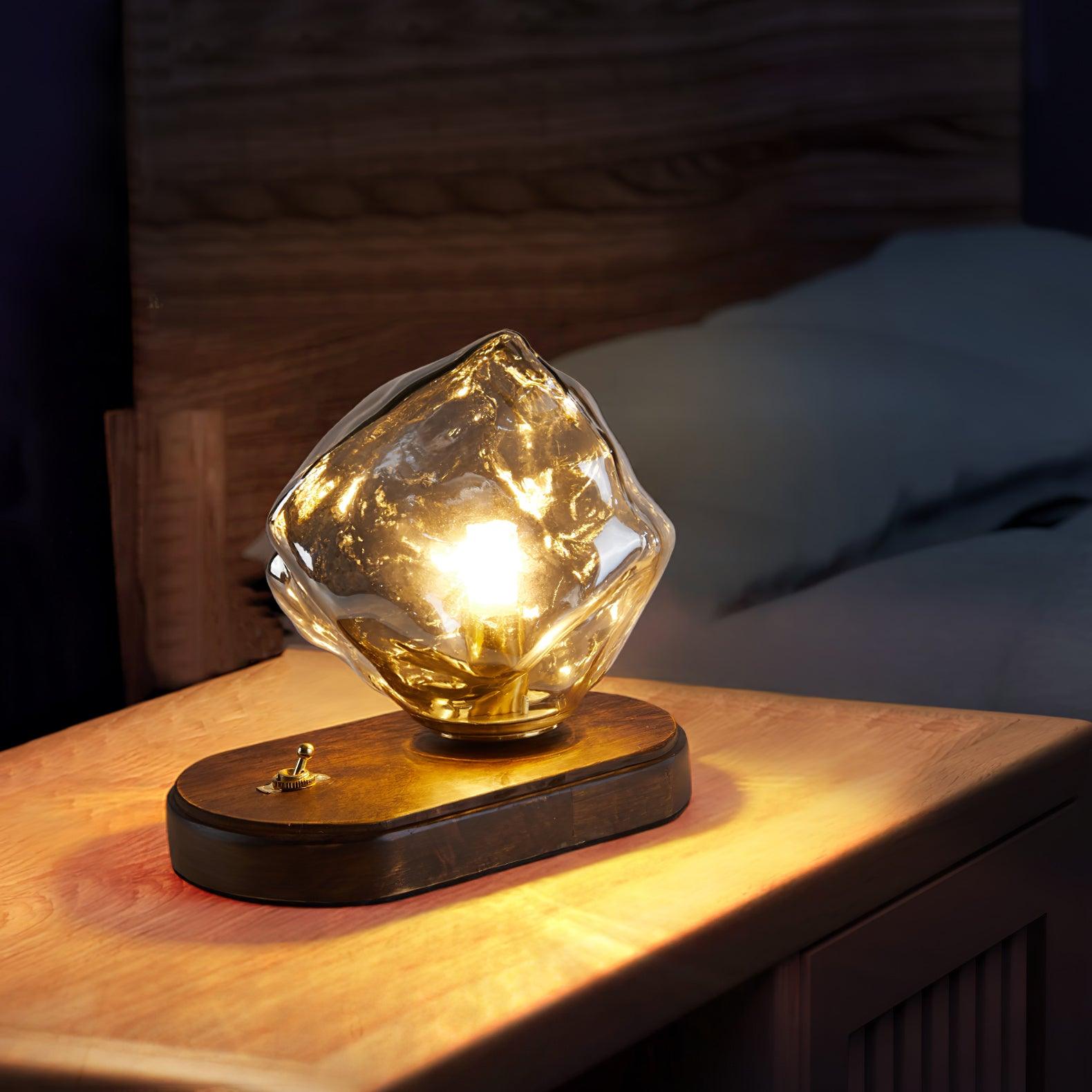 Averis | Lámpara de mesa de cristal