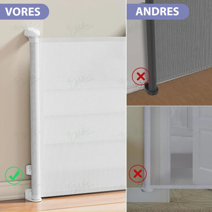 SafeStep Barrera de Seguridad Retráctil – Para bebés, niños y mascotas