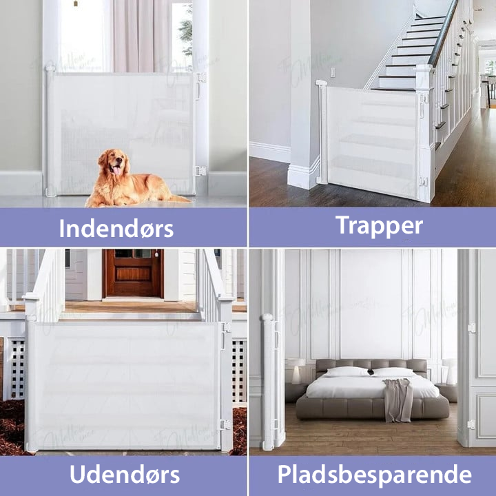 SafeStep Barrera de Seguridad Retráctil – Para bebés, niños y mascotas