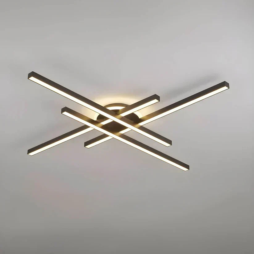 Kaelen | Lámparas de techo con barra transversal y líneas LED