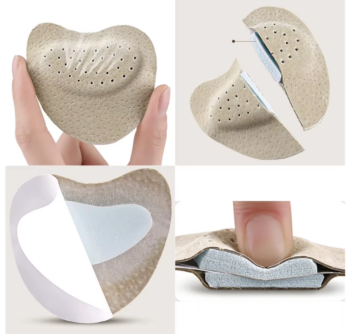 Kalsten | Almohadillas antideslizantes para sandalias – Alivio del dolor para mujeres