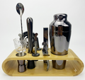 LUXMIX BARSET – Ensemble de cocktails en acier inoxydable de 10 pièces pour des boissons élégantes