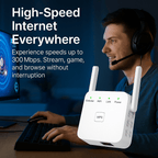 Lisslune | Acelerador de WiFi UltraXtend 5G UK – Mejor Extensor de WiFi de Doble Banda para Cobertura de Señal en Casa y Jardín