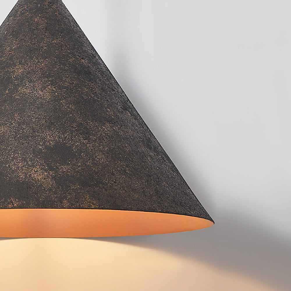Luz colgante cónica de forma tapered de 1 luz industrial