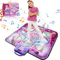 Alfombra de Baile Interactiva para Niñas Rosa con Función de Puntuación – Alfombra Musical para Diversión Rítmica
