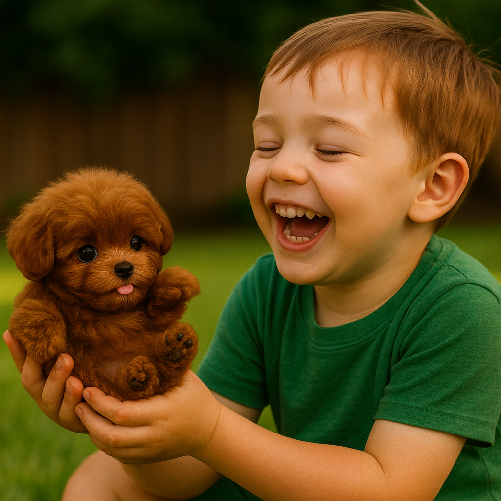 Perro de peluche interactivo – diseño realista con funciones de movimiento – ideal para enseñar a cuidar a los niños