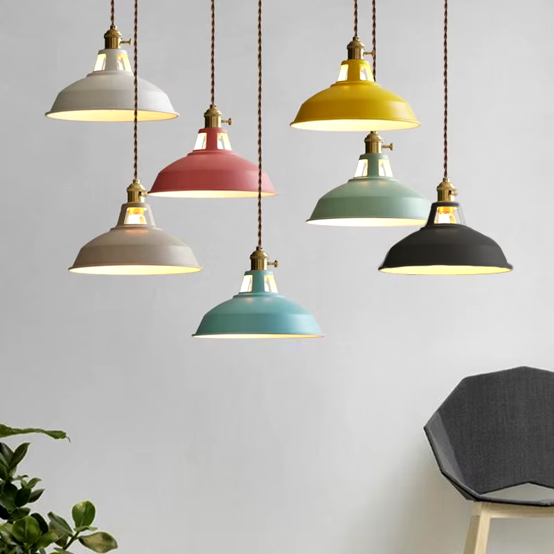 Lámpara colgante retro-industrial – Lámpara vintage para cocina y bar