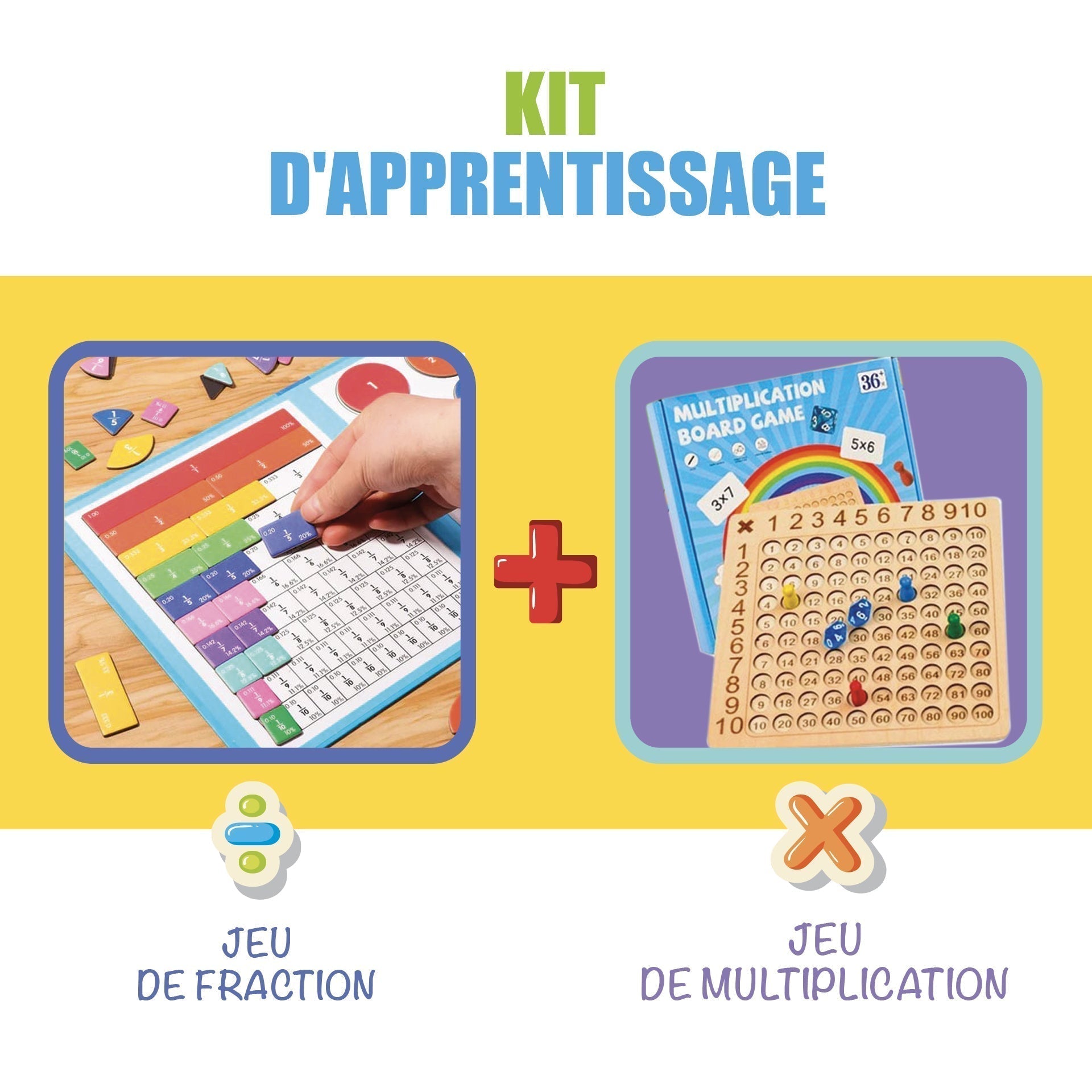 Juego Magnético de Fracciones