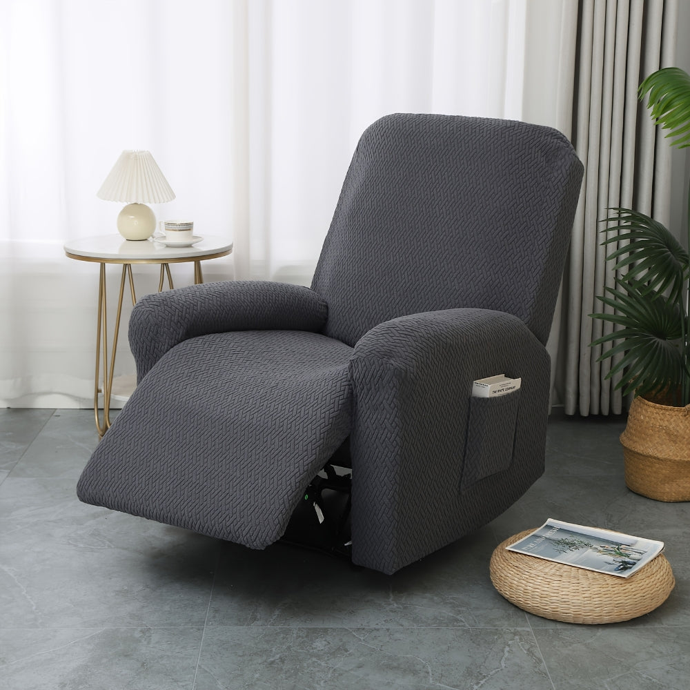 Funda de Sillón Reclinable Ajustada Juno con Bolsillo Suave