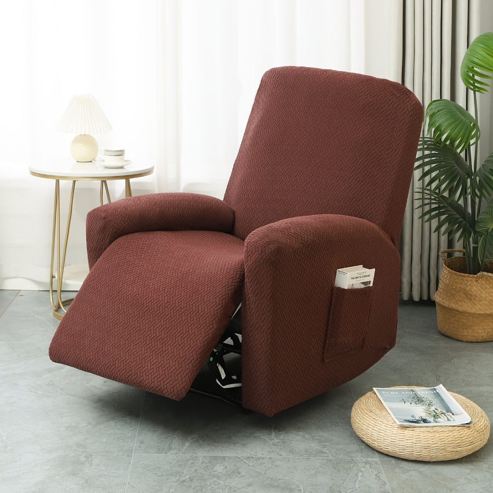 Funda de Sillón Reclinable Ajustada Juno con Bolsillo Suave
