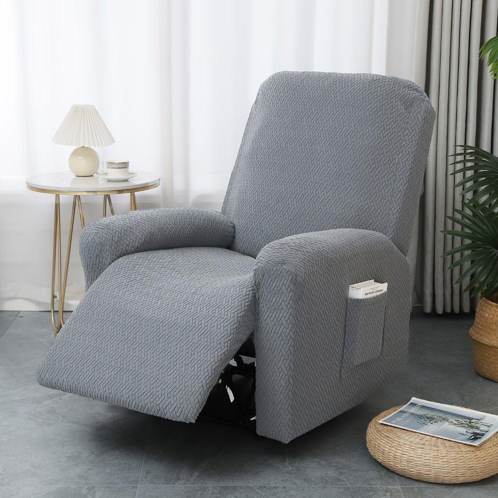 Funda de Sillón Reclinable Ajustada Juno con Bolsillo Suave