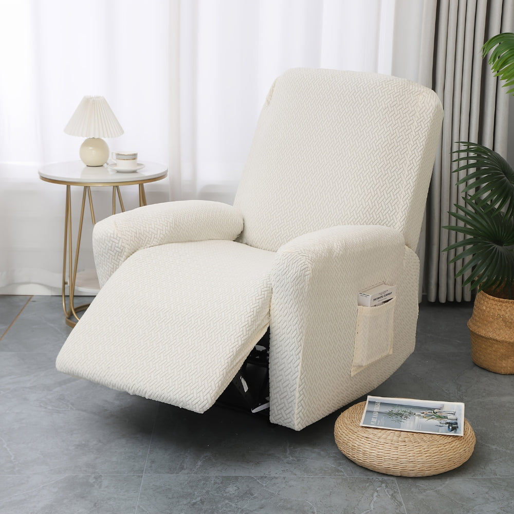 Funda de Sillón Reclinable Ajustada Juno con Bolsillo Suave