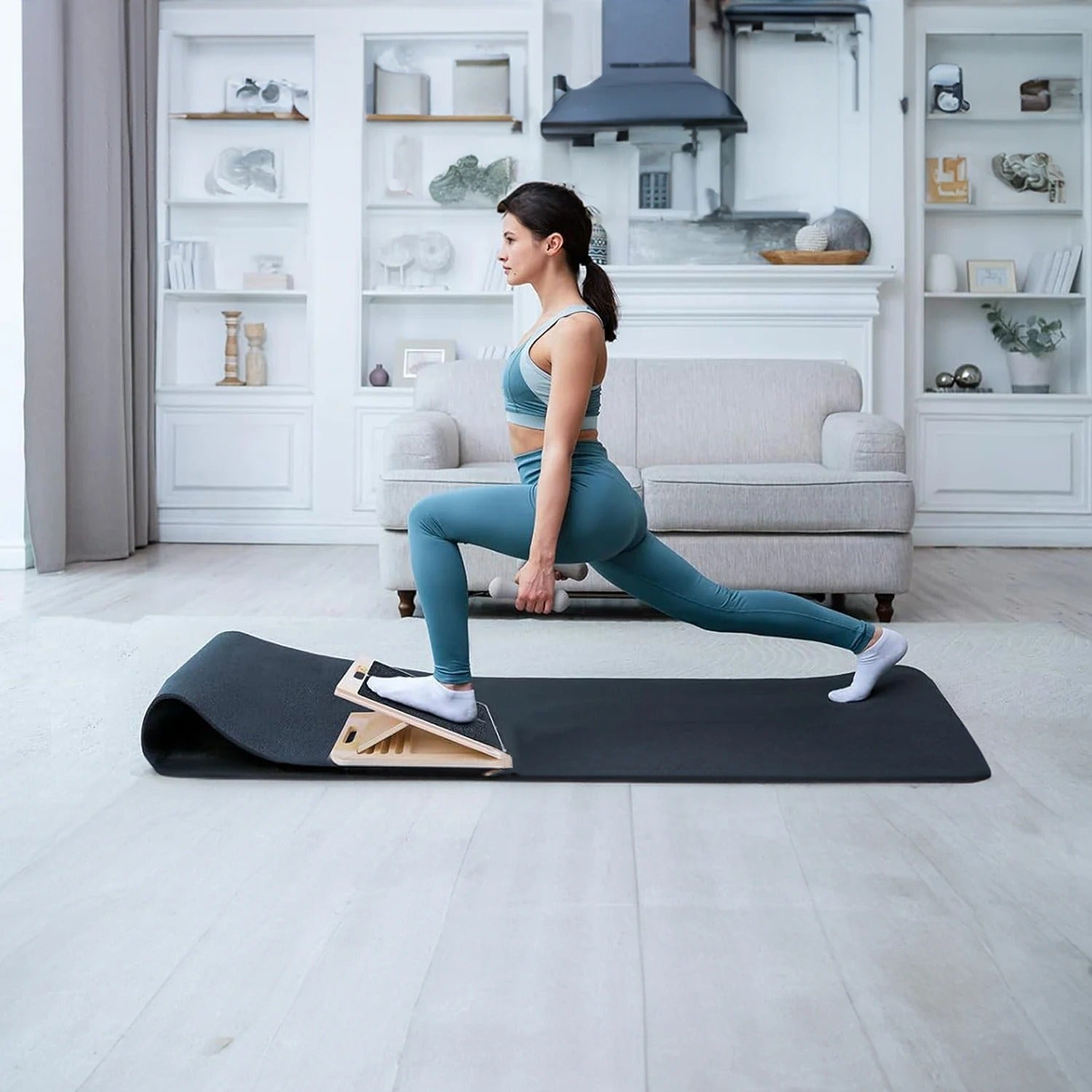 Tabla de Estiramiento Ajustable para Entrenamiento de la Parte Inferior del Cuerpo