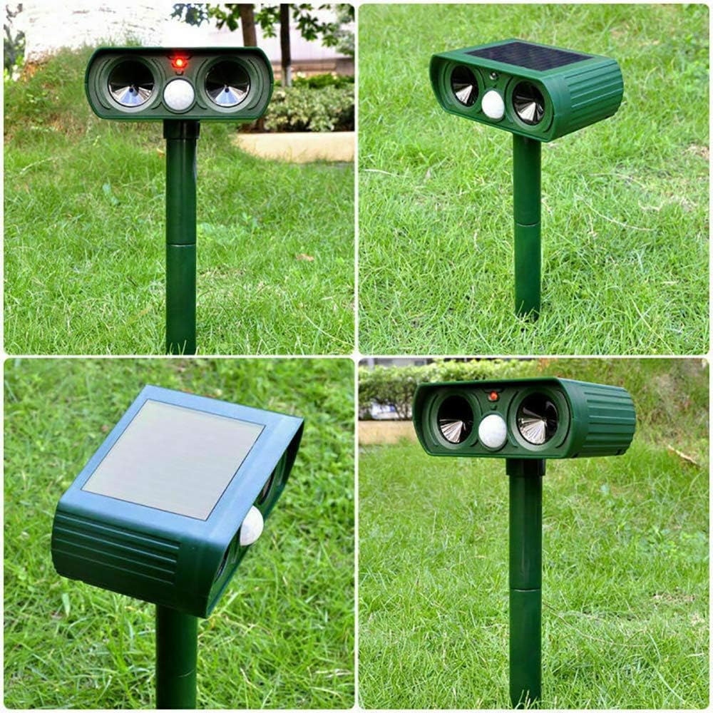 Repelente Ultrasonido de Animales Solar