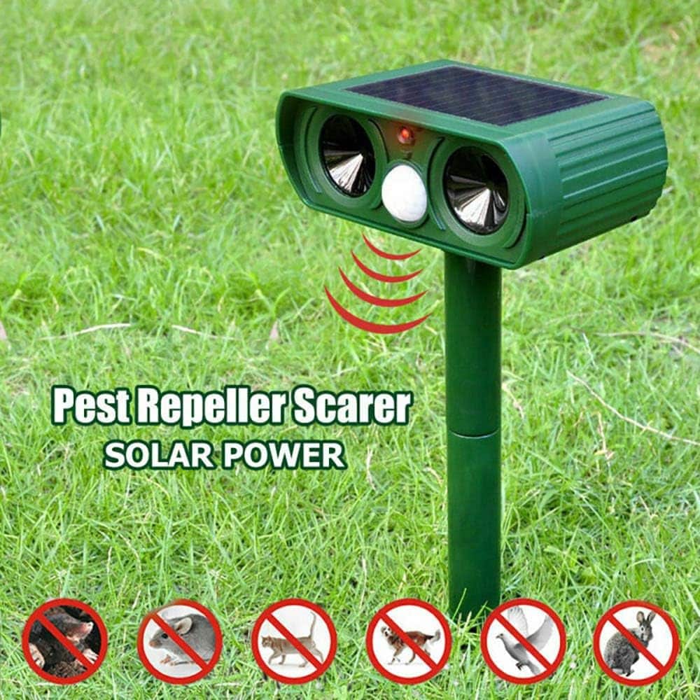 Repelente Ultrasonido de Animales Solar