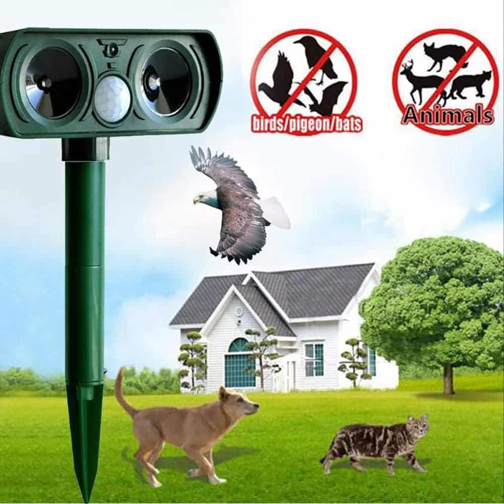 Repelente Ultrasonido de Animales Solar
