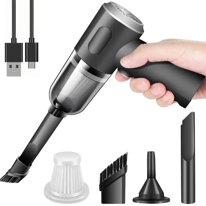 Aspiradora Mini Inalámbrica 3 en 1 – Aspirar, Soplado y Cepillado en uno