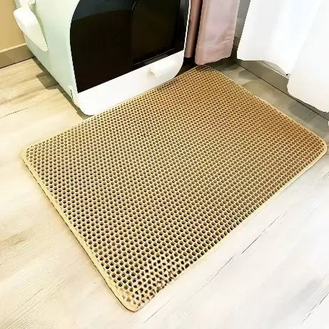 Kalsten | Alfombrilla para arena de gato – ¡Mantén tus pisos limpios y sin arena!