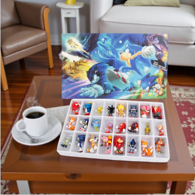 GameVerse – Calendario de Adviento de Navidad con Figuras de Mario y Sonic