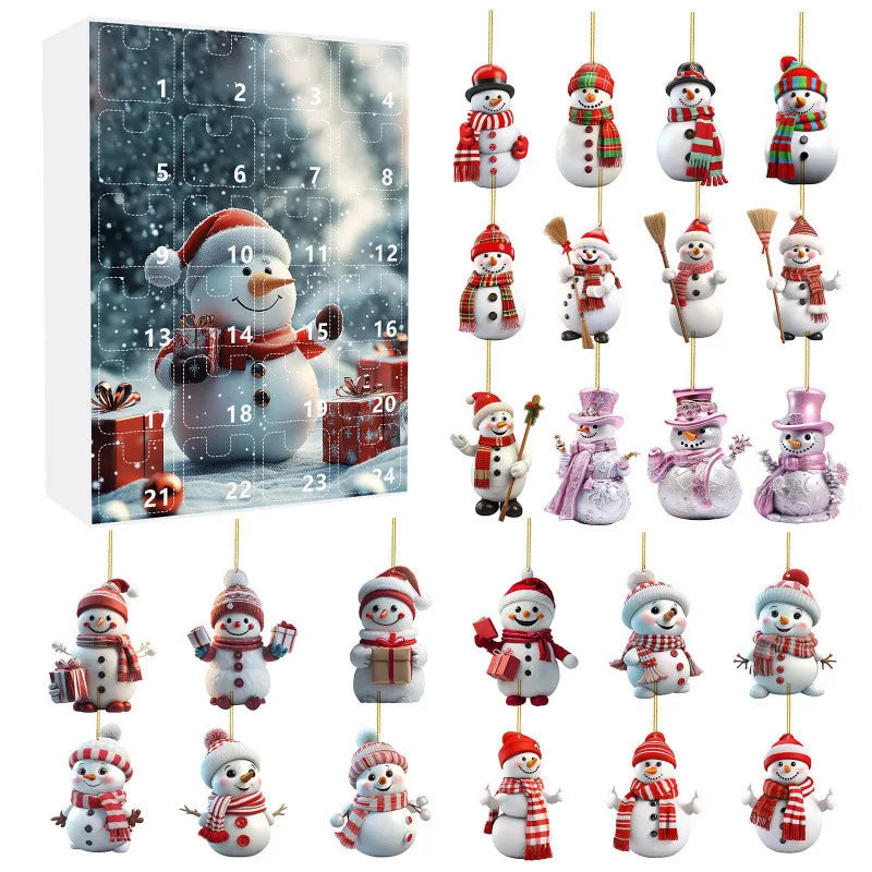 Calendario de Adviento Navideño 2025 con 24 Sorprisas para Niños y Adultos – Actividad Familiar Única