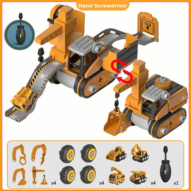 Juego de vehículos de construcción - Educativo e Interactivo